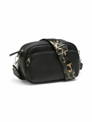 PCRAVEN CAMERA CROSS BODY Black