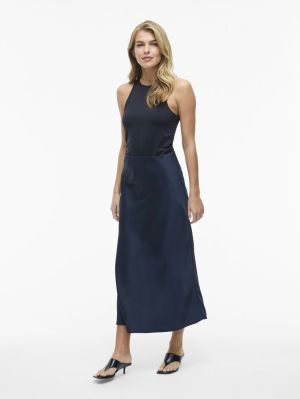 VIELLETTE HW MIDI SKIRT - NOOS Navy Blazer
