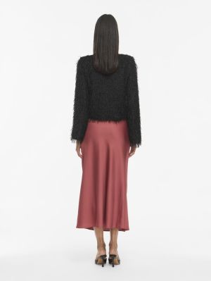 VIELLETTE HW MIDI SKIRT - NOOS Marsala