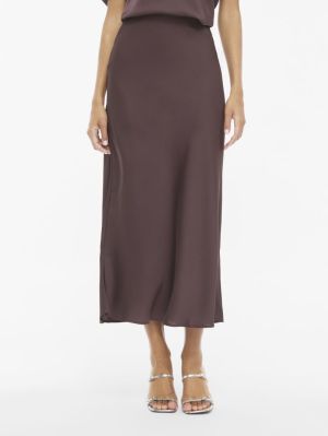 VIELLETTE HW MIDI SKIRT - NOOS Raisin
