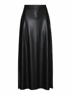 VMOLYMPIA HW LONG PL SKIRT Black