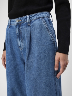 OBJMOJI DENIM MW WIDE JEANS 13 Medium Blue Den