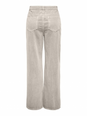 ONLSILLA MW WIDE STRING PANT C Pumice Stone