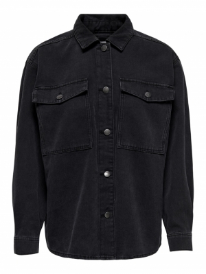 JDYSANSA OVERSIZED JACKET BLK Black Denim