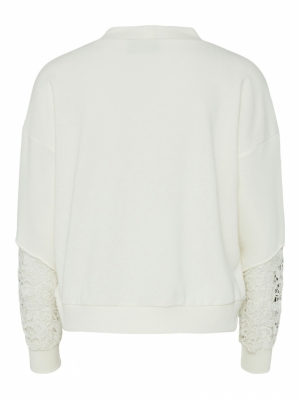 PCPATIENCE LS SWEAT BC Cloud Dancer