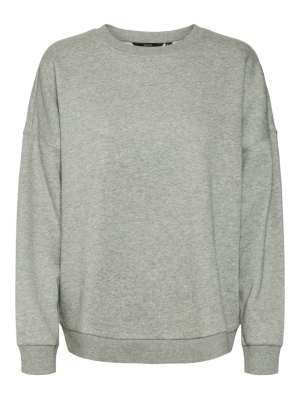 VMSONJA LS SWEAT JRS NOOS Light Grey Mela