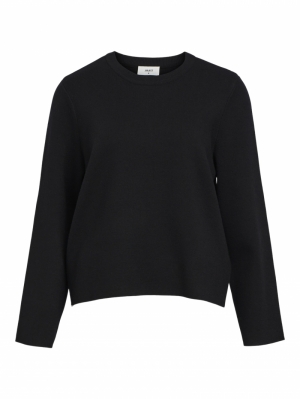 OBJREYNARD SQUARE SLEEVE O-NEC Black