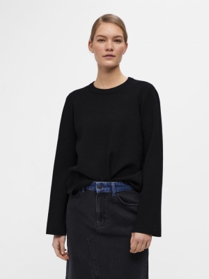 OBJREYNARD SQUARE SLEEVE O-NEC Black