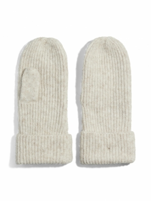 PCMOELLA MITTENS NOOS BC Whitecap Gray/M