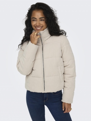 ONLNEWDOLLY CORDUROY PUFFER OT Moonstruck/BIG