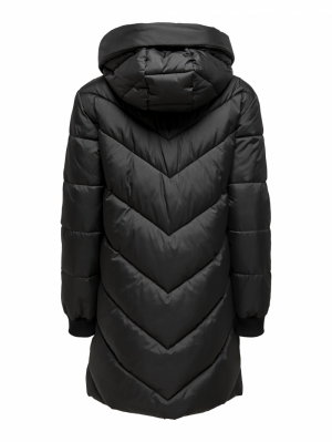 JDYSKYLAR PADDED HOOD JACKET O Black/BLACK