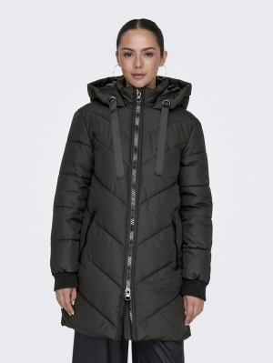 JDYSKYLAR PADDED HOOD JACKET O Black/BLACK