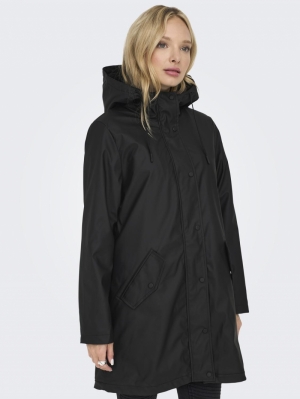 ONLSALLY RAINCOAT OTW NOOS Black/BLACK TED