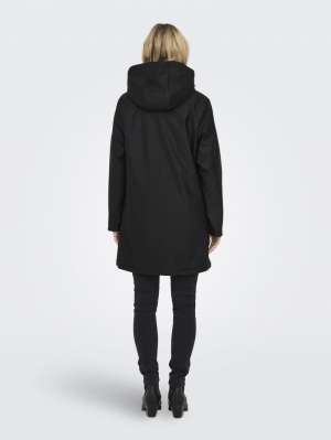 ONLSALLY RAINCOAT OTW NOOS Black/BLACK TED