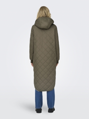 ONLNEWSANDY QUILT COAT CC OTW Walnut