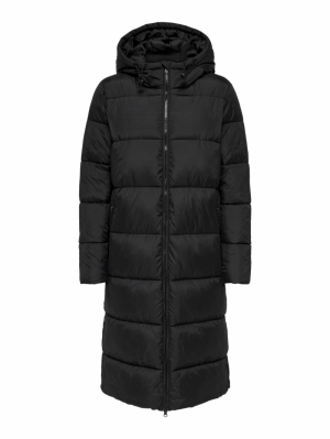 ONLMONTANA LONG PUFFER JACKET Black