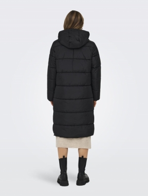 ONLMONTANA LONG PUFFER JACKET Black