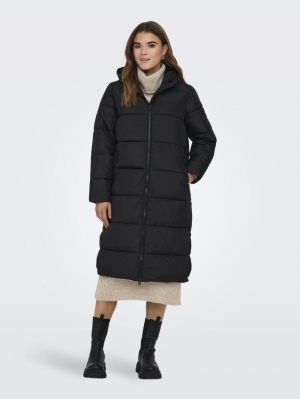 ONLMONTANA LONG PUFFER JACKET Black