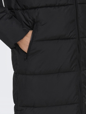 ONLMONTANA LONG PUFFER JACKET Black