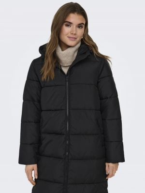 ONLMONTANA LONG PUFFER JACKET Black