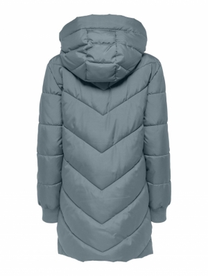 JDYSKYLAR PADDED HOOD JACKET O Stormy Weather/