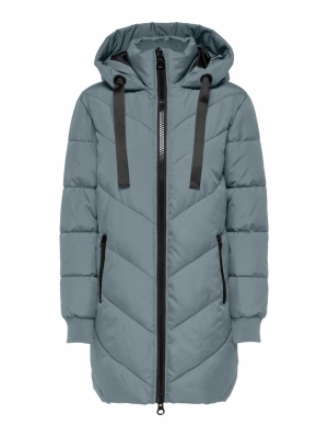 JDYSKYLAR PADDED HOOD JACKET O Stormy Weather/