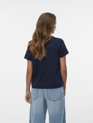 AWNAIMA SS O-NECK T-SHIRT NOOS Dark Sapphire
