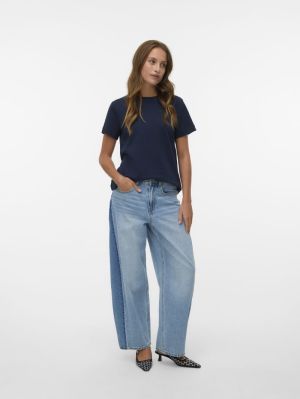 AWNAIMA SS O-NECK T-SHIRT NOOS Dark Sapphire