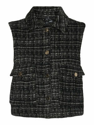 VMCLEVER WIDE VEST WVN Black