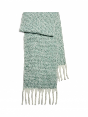 PCNIMA LONG SCARF BC Evergreen/Cloud