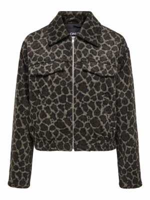 ONLEMILIA LEO BOMBER JACKET OT Chocolate Torte