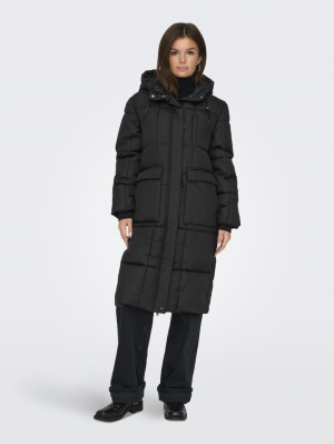 JDYEVERLY LIFE LONG PUFFER JAC Black