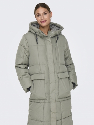 JDYEVERLY LIFE LONG PUFFER JAC Vetiver