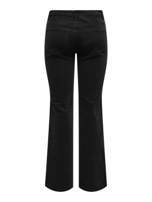 JDYSALONE MW FLARED CORD. PANT Black