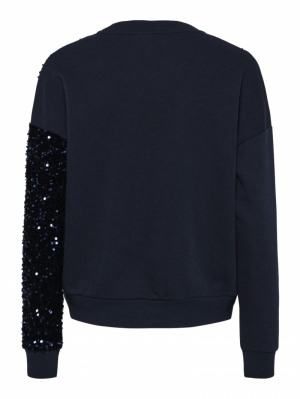 PCNANCY LS SWEAT BC Night Sky/TONE