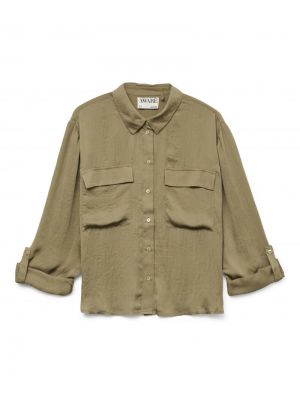 VMFABIANA LS SHIRT VMA NOOS Covert Green