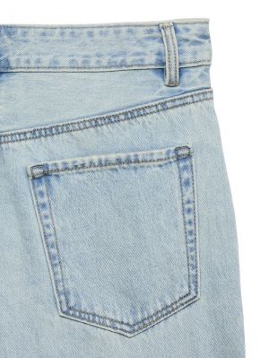 VMBILLIE HR BARREL ANK JEANS M Light Blue Deni