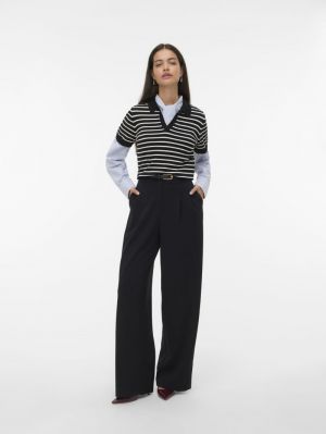 %VMSILJE SS POLONECK PULLOVER Black/W. BIRCH