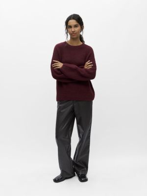 OBJSAGGIA LS LO PULLOVER NOOS Windsor Wine/Me