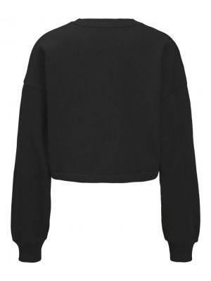 JXALLY CROPPED RLX LS CREW SWT Black