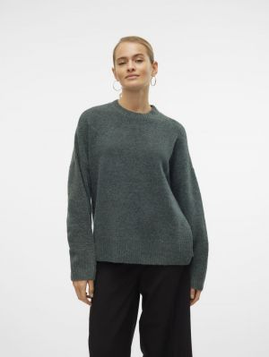 VMBOOM LS O-NECK PULLOVER GA N Balsam Green/ME