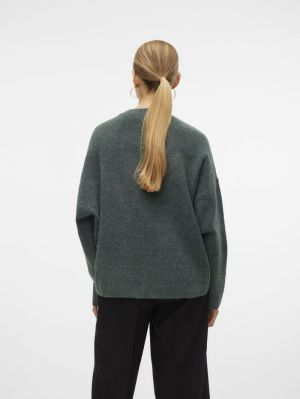 VMBOOM LS O-NECK PULLOVER GA N Balsam Green/ME
