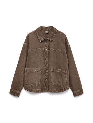 VMJAMIE LS DENIM SHACKET MIX G Carafe/WASHED