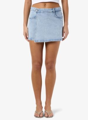 NMNOAMI HW SHORT DNM SKORT AZ3 Light Blue Deni