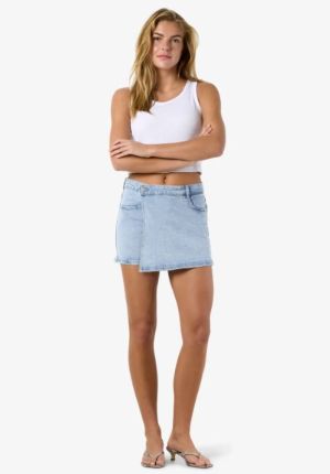 NMNOAMI HW SHORT DNM SKORT AZ3 Light Blue Deni