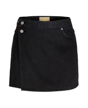 JXGRETA HW DENIM SKORT DNM LN Black Denim/R05