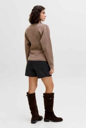 JXGRETA HW DENIM SKORT DNM LN Black Denim/R05