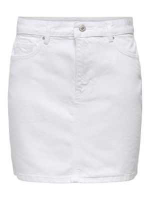 ONLSTELLA SHORT SKIRT DNM AZG White Denim