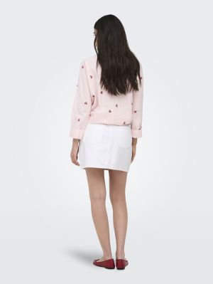 ONLSTELLA SHORT SKIRT DNM AZG White Denim