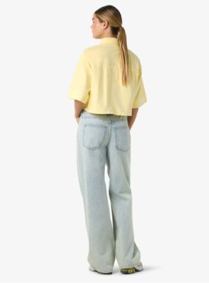 NMOREGON ALVA 2-4 CROPPED SHIR French Vanilla